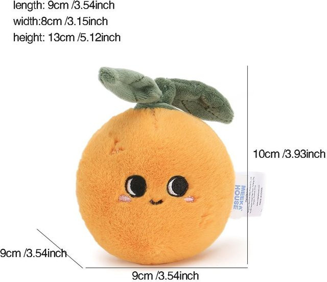 Yiran Health & Beauty Orange Frucht Plüschtier, ab 0 Jahren - Bild 1