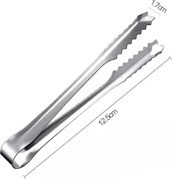 Edelstahl Lebensmittelzange von Yiran Furniture in Silber für BBQ, Grill und Buffet - Bild 1