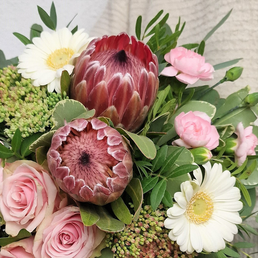 Blumenstrauß Protea mixed Pink - Bild 3