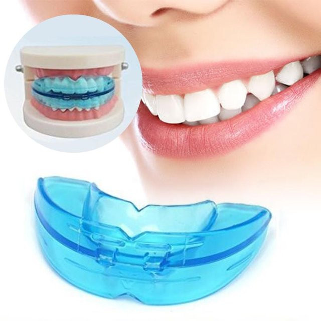 Neu Blau Dental Mundschutz Bruxismus Schiene, Pink - Bild 1