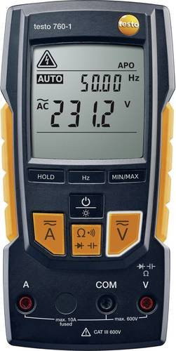 Testo 760-1 Digitales Hand-Multimeter in Schwarz, CAT III 600 V, CAT IV 300 V, 4000 Counts - Bild 1