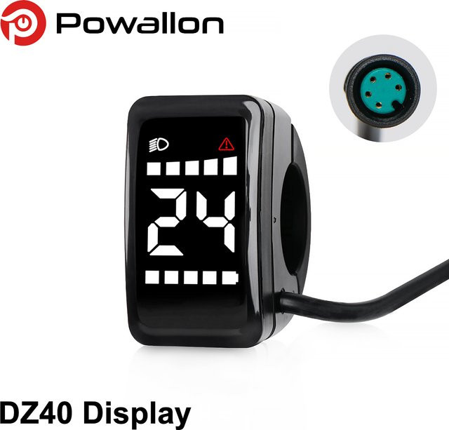 DZ40 LCD-Display von BAFANG in Schwarz, wasserdichtes Mini-Ebike-Intelligent-Display kompatibel mit BBS01B BBS02B BBSHD - Bild 1
