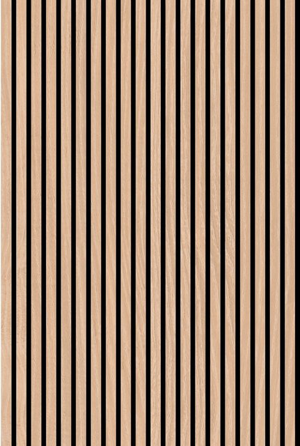 Jangal Wandpaneel Solid Classic Oak aus MDF Furnier, Farbe: Eiche Braun, B/H/T: 80 x 120,6 x 2,2 cm - Bild 1