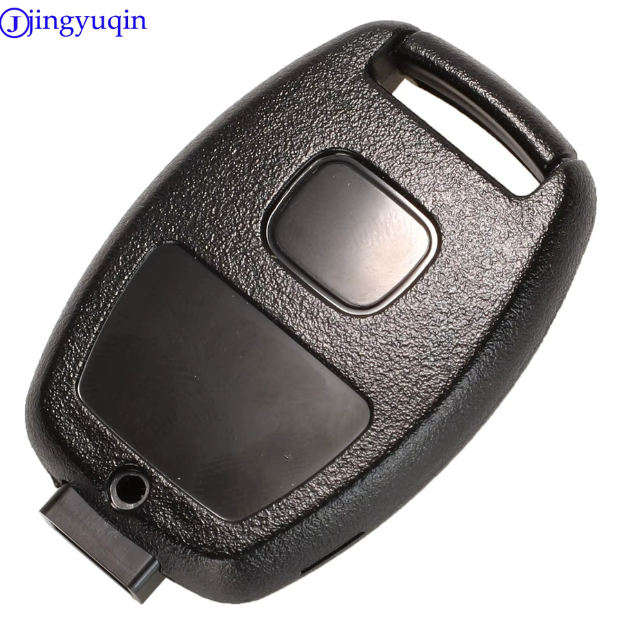 Jingyuqin Auto Schlüssel Fernbedienung Fob Abdeckung mit Gummi Pad in Schwarz für Honda Accord CRV Pilot Civic 2003-2013 - Bild 2
