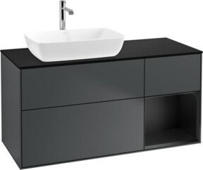 V&B Waschtischunterschrank Finion mit Wandbeleuchtung, Breite: 120 cm, Tiefe: 50,1 cm, Höhe: 50,1 cm - Bild 1
