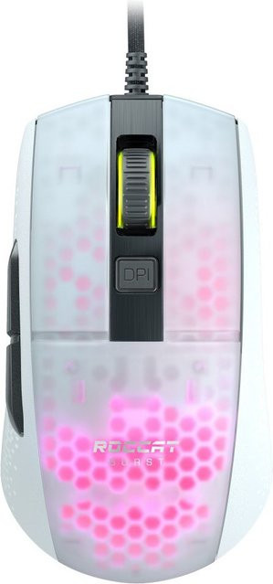 Roccat Burst Pro optische Maus, weiß - Bild 1