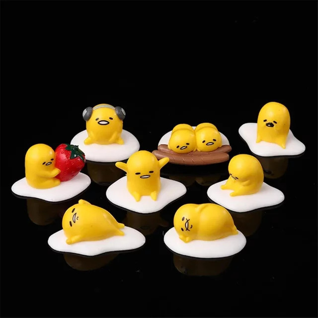 Sanrio Gudetama Actionfigur, Einzelfigur, Gelb, Bunt / Mehrfarbig - Bild 1