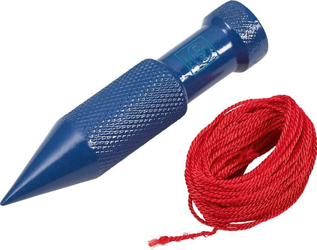 LUX-TOOLS Maurerlot mit Schnur Classic in Blau - Bild 1