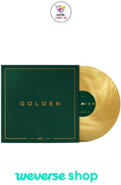 BTS Jung Kook GOLDEN Vinyl LP Musikalbum - Bild 1