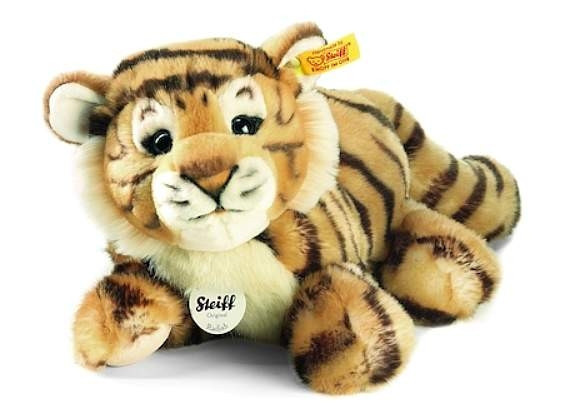 Steiff Radjah Baby Schlenker Tiger, Plüsch / Textil, braun/schwarz - Bild 1