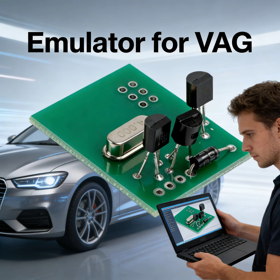 VessTek VAG Immo-Emulator Diagnose Tool zur ECU Wegfahrsperre Sperrung für VW in Grün - Bild 3