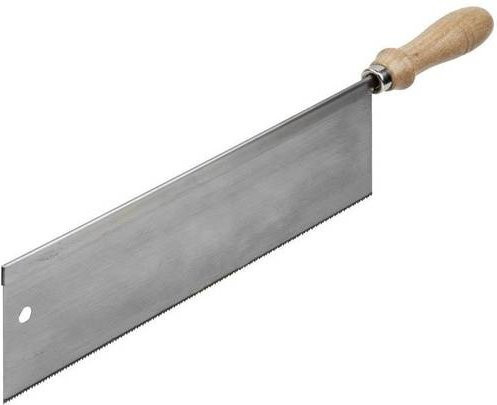 Wolfcraft Handsäge Fein in Silber mit Stahl-Sägeblatt, Länge: 41 cm - Bild 1