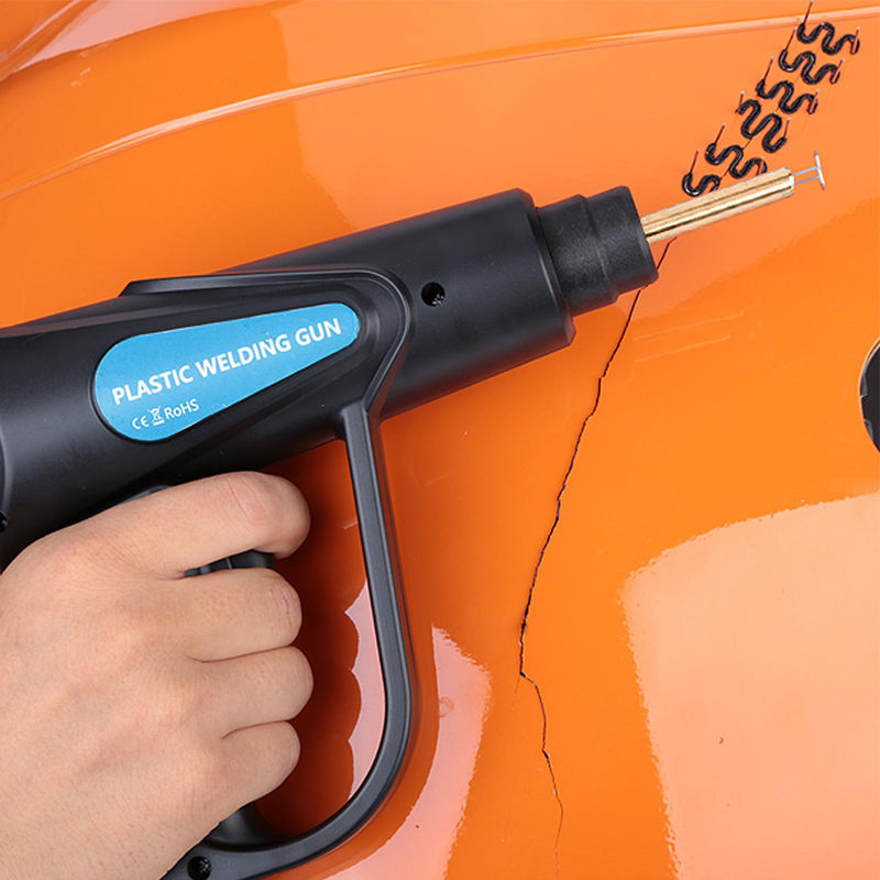 Kkmoon Heißtacker 70W Kunststoffschweißgerät für Auto-Stoßstangen-Reparaturen mit 4 Aufsatztypen in Schwarz - Bild 10