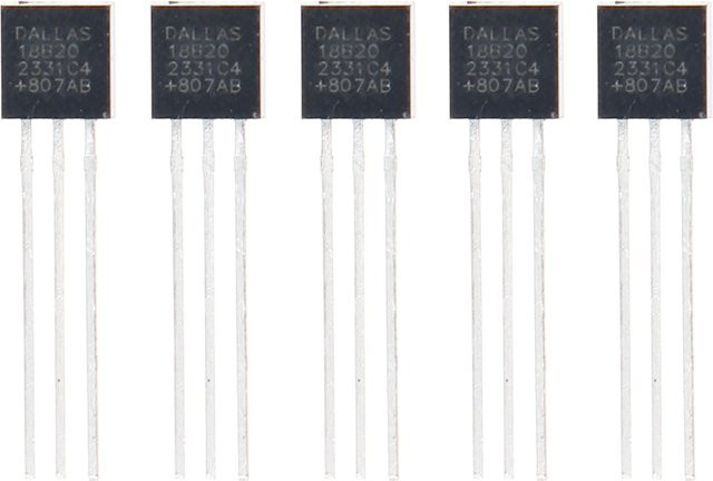 SAMIORE ROBOT DS18B20 Temperatursensor Chip TO-92 Digitales Thermometer IC in Schwarz - Bild 1