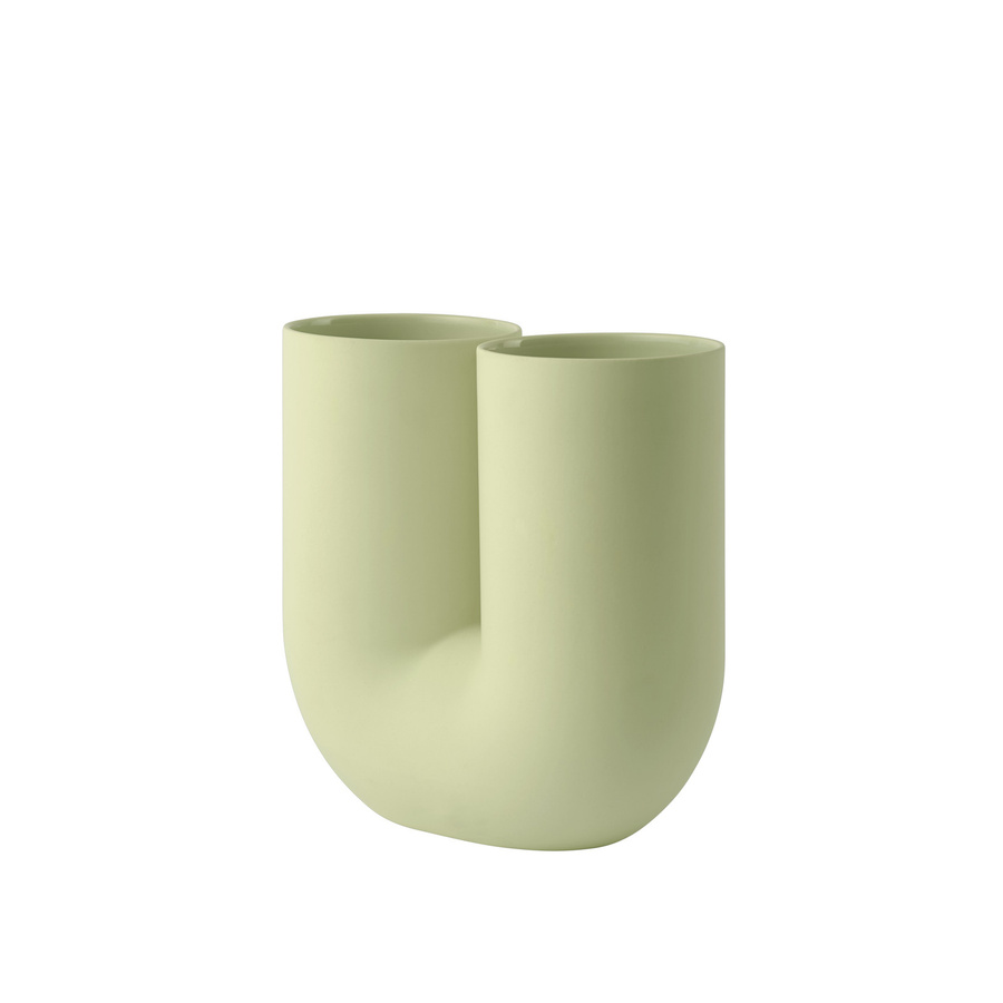 Muuto Kink Vase aus Keramik in Grün - Bild 2