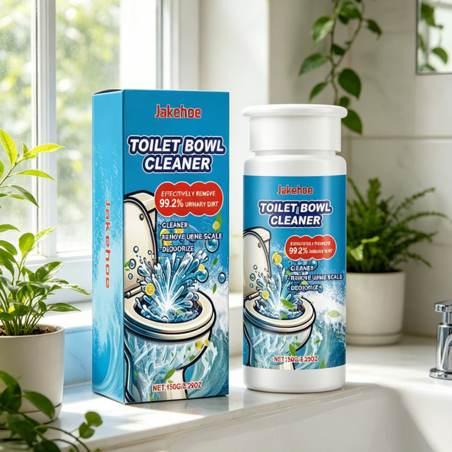 Jakehoe WC-Reiniger zur Entfernung von Urinflecken und zur Entkalkung der Toilette, Multicolor, 150g - Bild 1