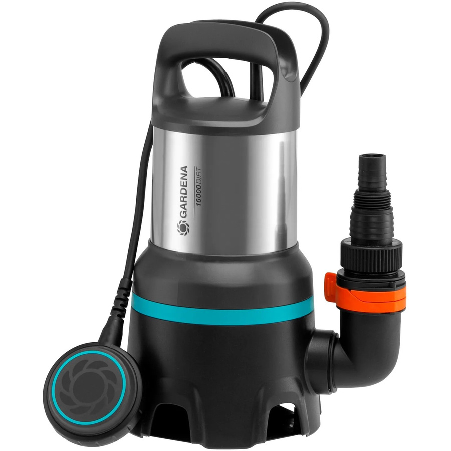 Gardena Schmutzwasser-Tauchpumpe 16000 in Anthrazit mit Edelstahl und Keramik - Bild 2
