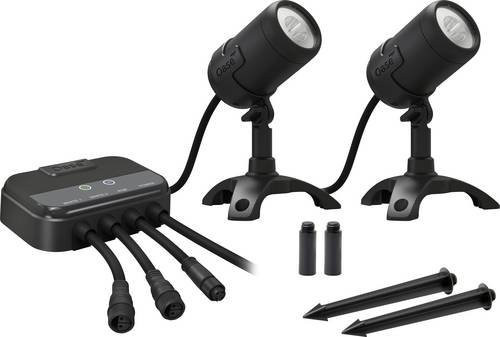 Oase RGB LED Teichbeleuchtung Spotlight Schwarz mit Controller und WiFi-Steuerung - Bild 1