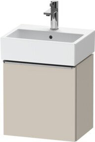 Duravit Waschtischunterschrank D-Neo beige matt, Wandmontage, 1 Tür, B/T/H: 43,4 x 32,2 x 44 cm - Bild 1