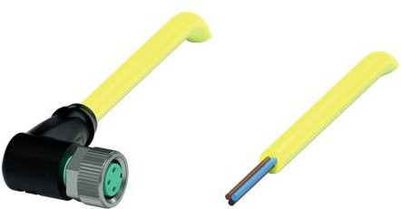 Pepperl+Fuchs 456525 Sensor-Aktor-Steckverbinder konfektioniert, 3-polig, gelb, 10 m - Bild 1