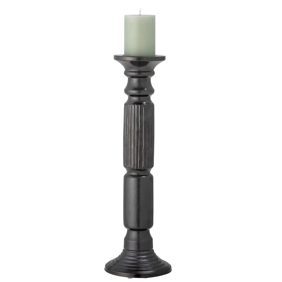 Bloomingville Kerzenhalter Millas aus Keramik in Schwarz, Höhe: 50 cm - Bild 1
