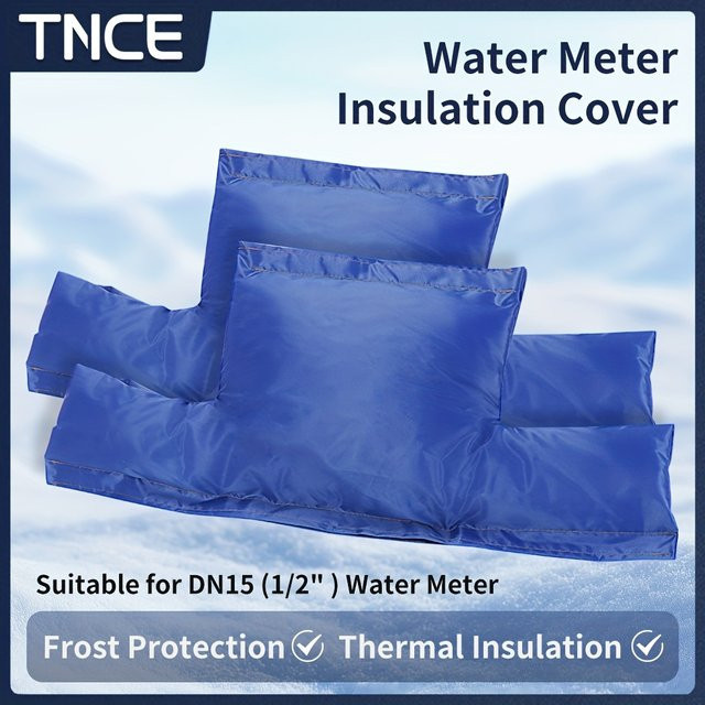 TNCE Winter-Frostschutz-Abdeckung für Wasserzähler aus isoliertem Polyester in Blau - Bild 1