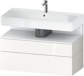 Duravit Waschtischunterschrank Qatego in Weiss, B/T/H: 99 x 47 x 59 cm - Bild 1