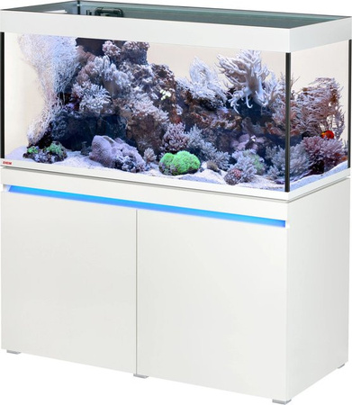 Eheim Incpiria Reef 430 Aquarium-Kombination in Weiß mit Weißglas
