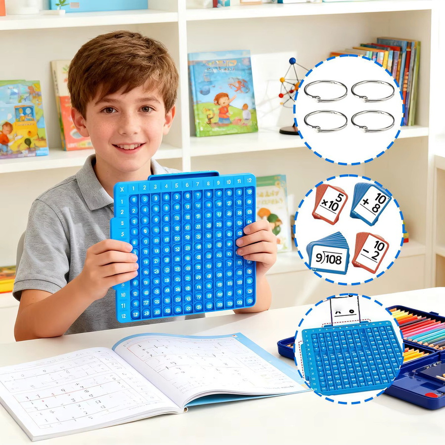 Mathe-Karten für Kinder, Mathe-Flash-Karten-Spiel, Lernspielzeug, ab 1 Jahr - Bild 5