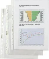 Hetzel Prospekthülle Economic DIN A4, transparent, 100 Stück - Bild 1