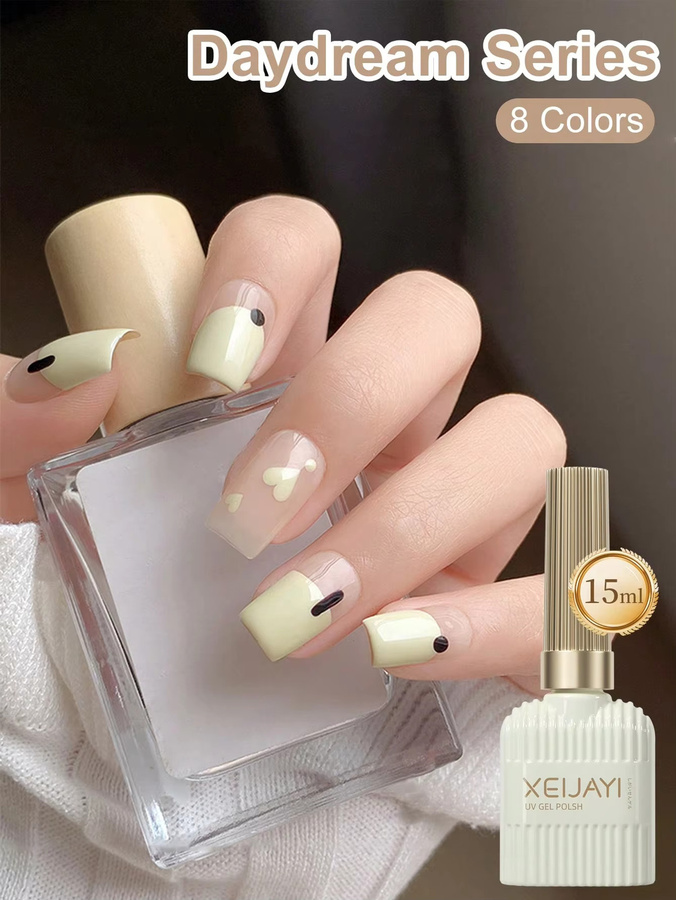 XEIJAYI Daydream Serie Gel-Nagellack, 8 Farben, Glänzend, 15 ml - Bild 2