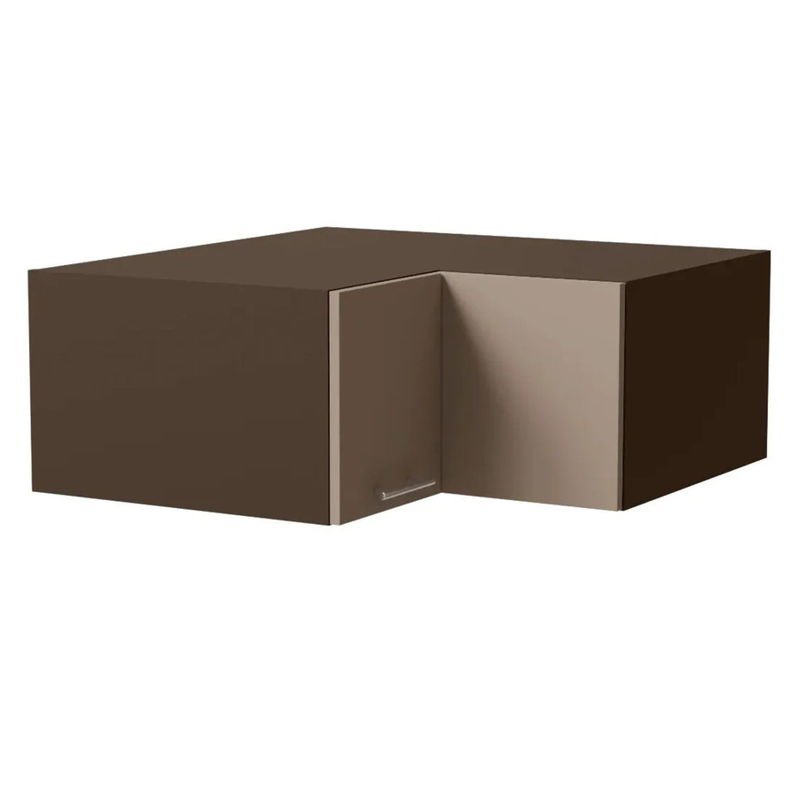 Feldmann-Wohnen Eckaufsatzschrank Brerra Lava Graubeige Matt B/T/H: 90 x 36 x 90 cm - Bild 2