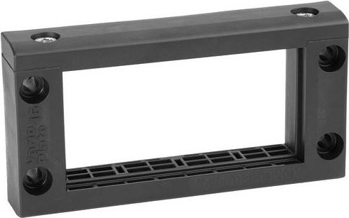 HellermannTyton VarioPlate-16_Frame-PL-BK Kabeldurchführungsrahmen aus halogenfreiem Kunststoff in Schwarz - Bild 1