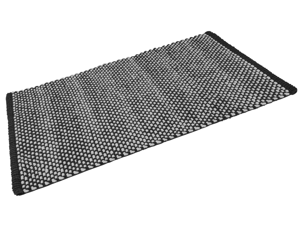 LIVARNO HOME Struktur-Badematte Grau, rutschhemmend und waschbar, B/T: 90 x 60 cm - Bild 4