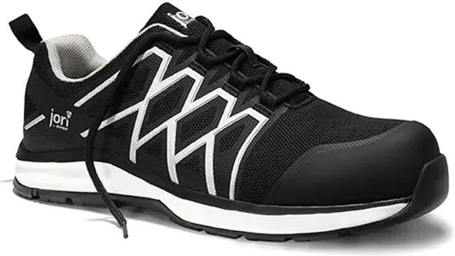 Elten Sicherheitshalbschuh JoSwift Black Low ESD S1P in Schwarz und Weiß, Größe 39 - Bild 1