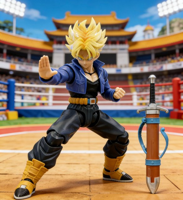 Bandai Dragon Ball Super Saiyan Trunks, Einzelfigur, Kunststoff, Bunt / Mehrfarbig - Bild 1
