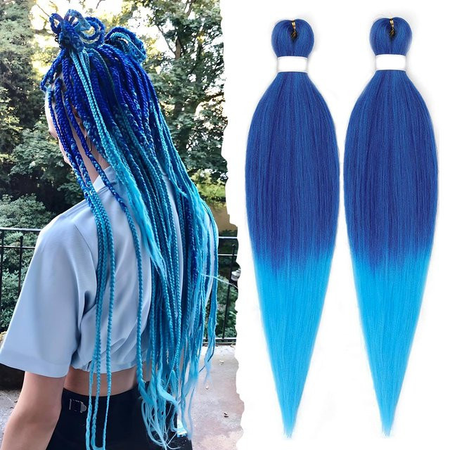 DinDong Haarverlängerungen Easy YAKI Texture Twist, bunt, synthetisch, Damen - Bild 1