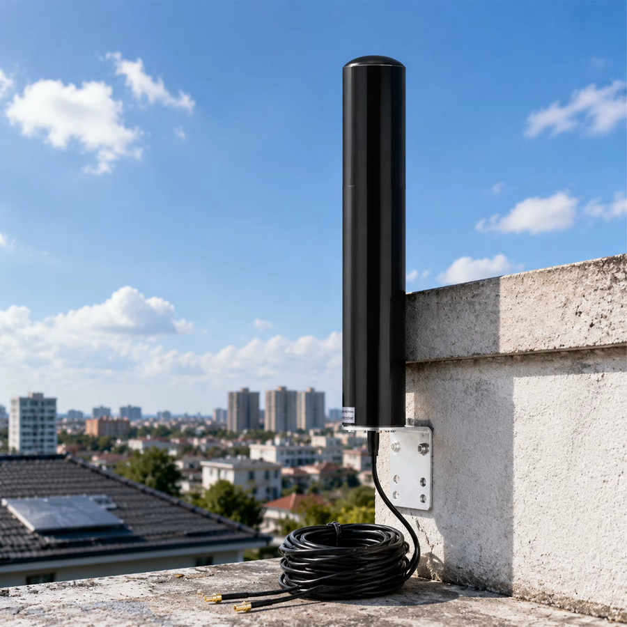 SignalPlus 18 dBi High Gain 4G/5G Breitband-Omnidirektionale Antenne IP67 wasserdicht mit 5 m Kabel - Bild 3