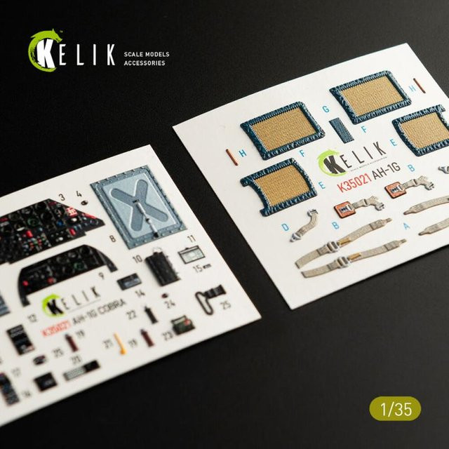 ICM AH-1G Cobra - Interior 3D-Decals - Bild 1