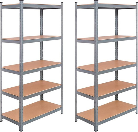 HTI-Living Mehrzweckregal Schwerlastregal 2er-Set, B/T/H: 70 x 30 x 150 cm