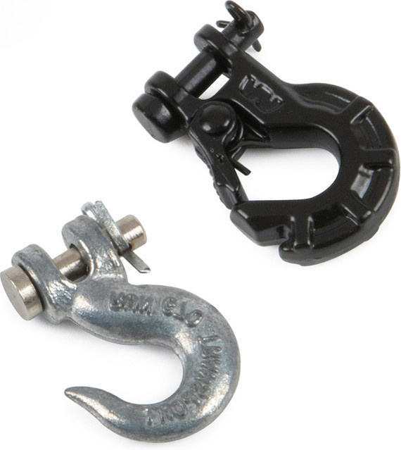 MALOM RC Metall-Winden-Abschlepphaken, Zubehör, 1:10, Schwarz - Bild 1