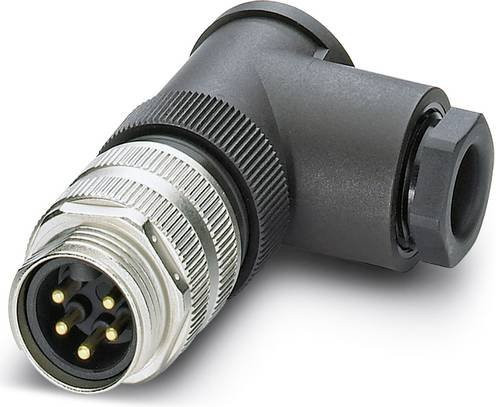 Phoenix Contact 1456242 Sensor-Aktor-Steckverbinder unkonfektioniert 7/8 Stecker gewinkelt Polzahl 5 Farbe Schwarz - Bild 1