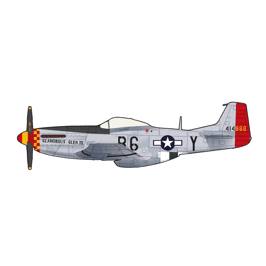Border Model BF-015 P-51D Mustang Fighter, Kunststoffmodellbausatz, Maßstab 1:35 - Bild 4