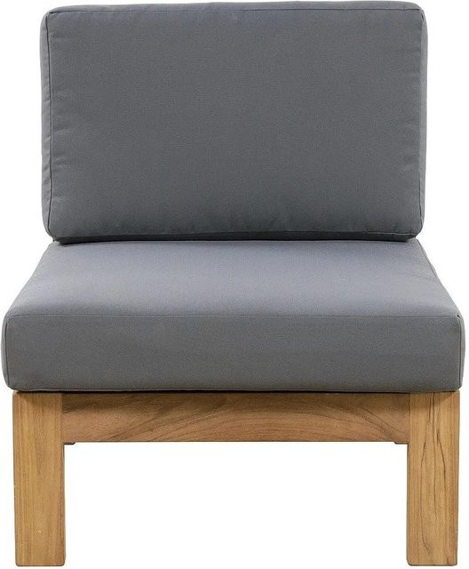 MYLIA Gartensessel Sumini aus Teakholz in Grau mit Armlehnen, Höhe: 85 cm - Bild 1