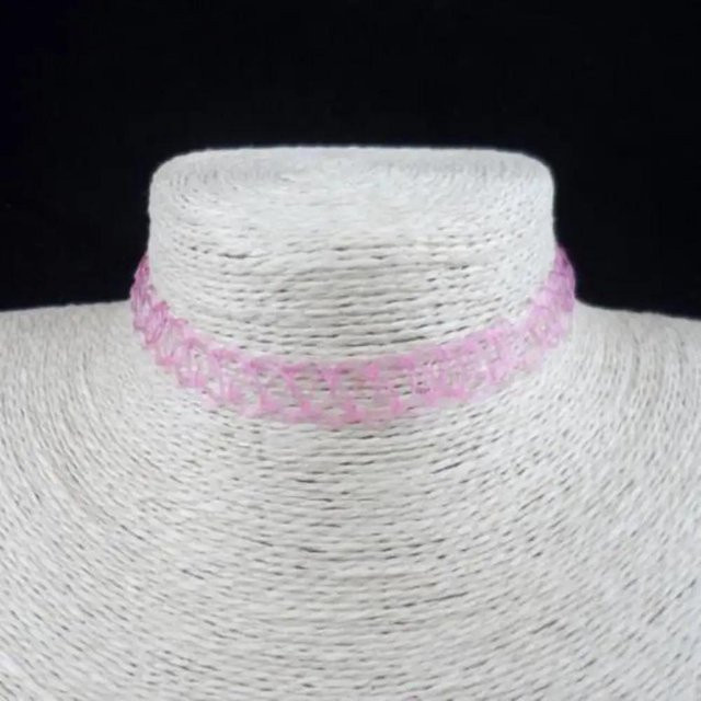Rui Di Choker-Halskette, geflochten, Fischgarn, Damen - Bild 1