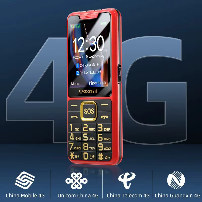 Uniwa YEEMI K3 4G Tastenfeld-Telefon mit 2,6 Zoll Display, Dual-SIM und 2500mAh Akku für Senioren - Bild 2