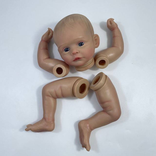 MRB Joleen Reborn-Puppenbausatz, 20 Zoll, mit blauen Augen, mit Stoffkörper - Bild 1