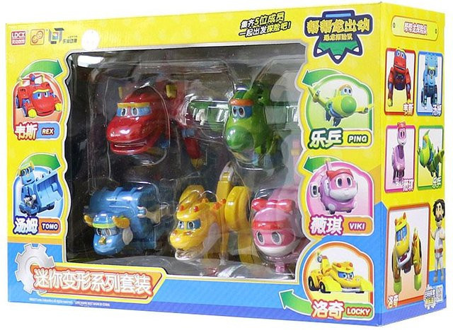 Gogo Dino Actionfiguren Rex Transformation, 5-teiliges Set, ab 3 Jahren - Bild 1
