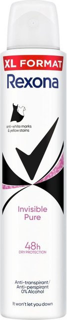 Rexona Invisible Pure Spray, 200 ml, Unisex - Bild 1