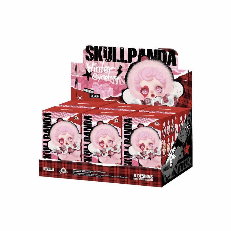 POP MART SKULLPANDA Winter Symphony Serie Plüsch Blind Box Rosa - Bild 5